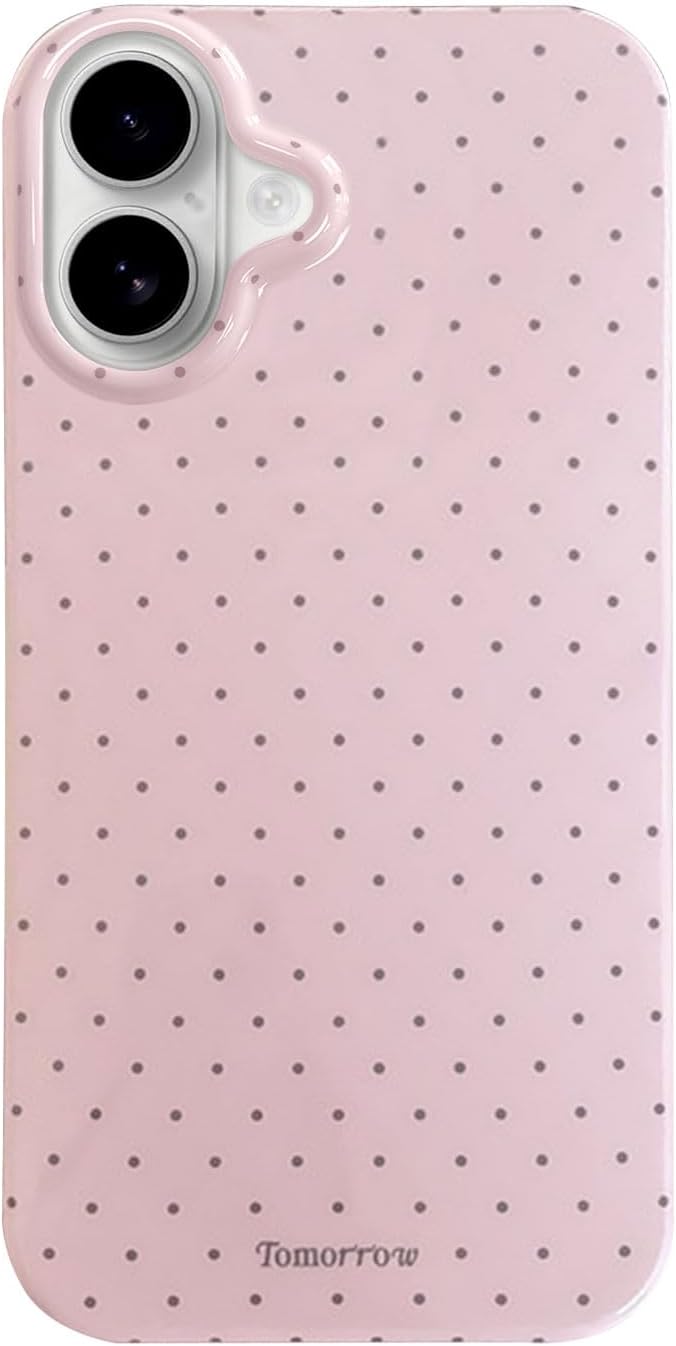 Reownest Case for iPhone 16 with Cute Polka Dot Pattern Aesthetic Design, Simple Stylish Soft TPU Pr… Reownest Case for iPhone 16 with Cute Polka Dot Pattern Aesthetic Design, Simple Stylish Soft TPU Pr…