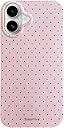 inewateri Compatible with iPhone 16 Case with Cute Fashion Polka Dot Aesthetics Design Simple Case for Soft TPU Slim Protection Case for iPhone 16-Pink