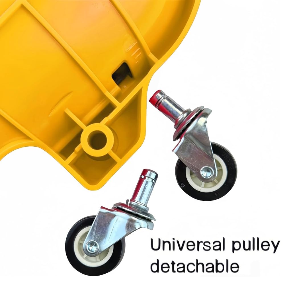 Genouillères roulantes avec Roues Pivotantes 360° Ajustables