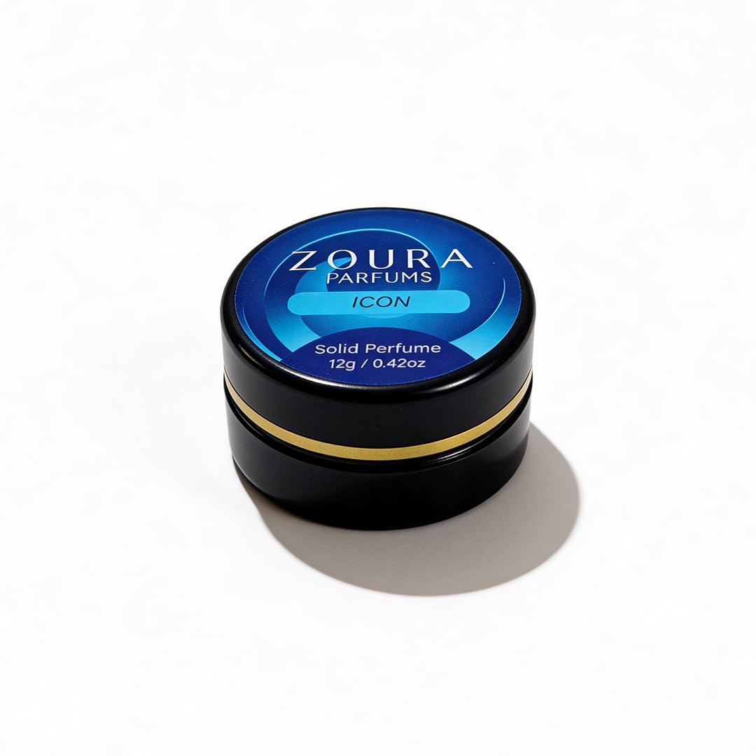ZOURA ICON Solid Perfume for Men & Women | Alcohol-Free Long Lasting Unisex Fragrance | Citrus Spicy Woody Amber Notes | Pocket Friendly Travel Solid Perfume(8g)-image-19