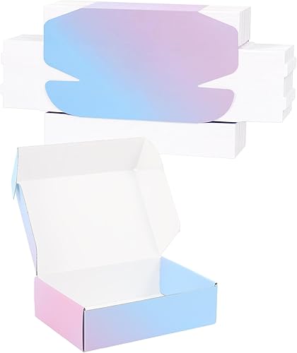 Miniatura 209 de Cajas de envío pequeñas de 6 x 4 x 2 pulgadas para pequeñas empresas, paquete de 30 cajas de correo moradas, caja de embalaje de cartón corrugado