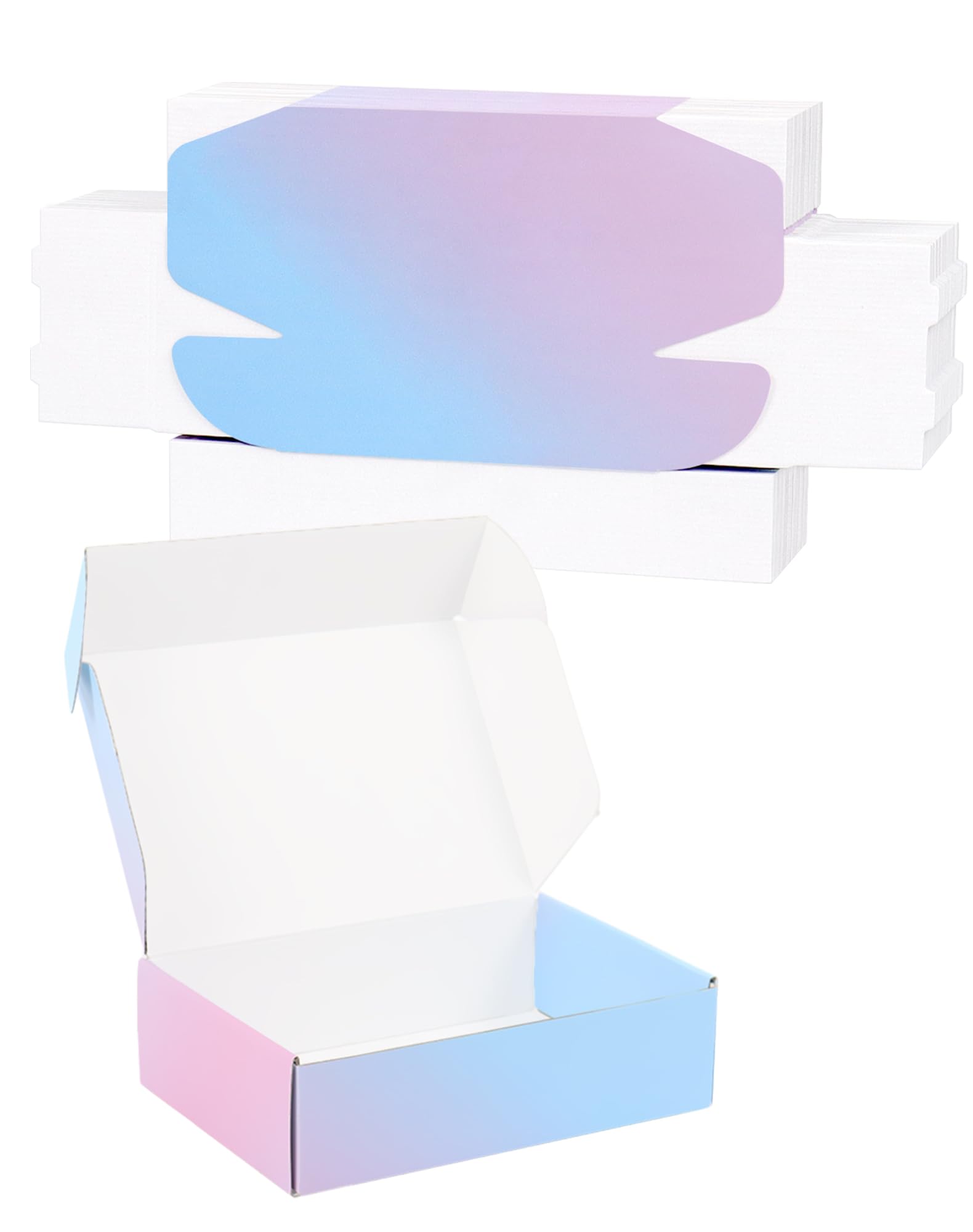 Cajas de envío de 7 x 5 x 2 pulgadas, paquete de 50 cajas pequeñas de embalaje corrugado, cajas de embalaje degradadas para pequeñas empresas