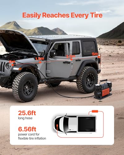 VEVOR Auto-Stop Portable Tire Inflator