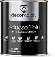 DECOR COLORS Tinta Borracha Líquida Solução Total 4,3kg (Branca)