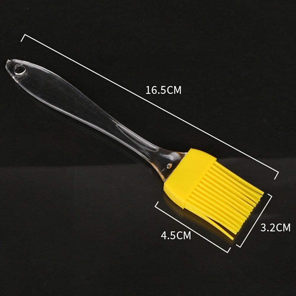 KLEHOPE - Set De 4 Pinceaux De Cuisine Vert Avec Crochets, Idéal Pour Badigeonner, Beurrer, Cuisiner - 3