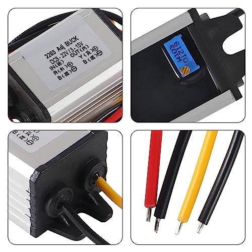 2PACK DC Buck Converter Voltage Regulator 8-22V to 3-15V 5V 12V 3A Adjustable Output Power Supply Transformer Step-Down Volt Module Board Applicable to DIY Automobile Motor Regulation SR4
