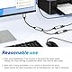 Wowfast USB Stecker auf USB Buchse Splitter + Typ C auf Buchse Kabel Adapter, USBC Splitter mit Rückwärtsladen, OTG-Funktion für Auto, Laptop, Handy, Tablet