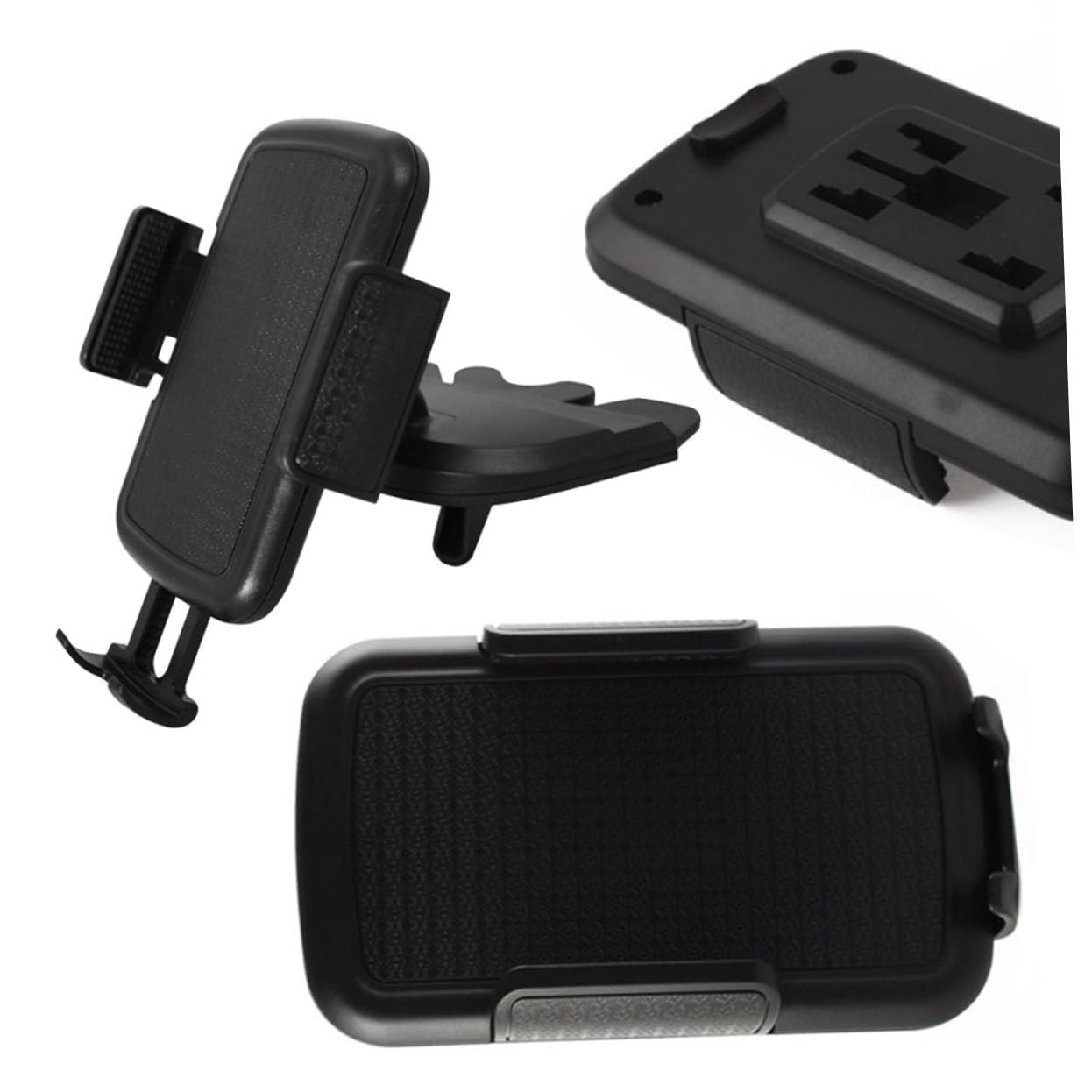 Soporte Móvil para Coche con Rotación Ajustable Compatible con Ranura CD Soporte para Smartphones y Dispositivos