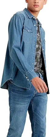 Levi's Men's Western Shirt - Tall/Big & Tall