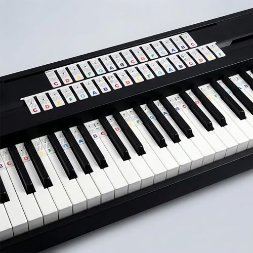 Piano Keyboard Stickers - Removable & Reusable