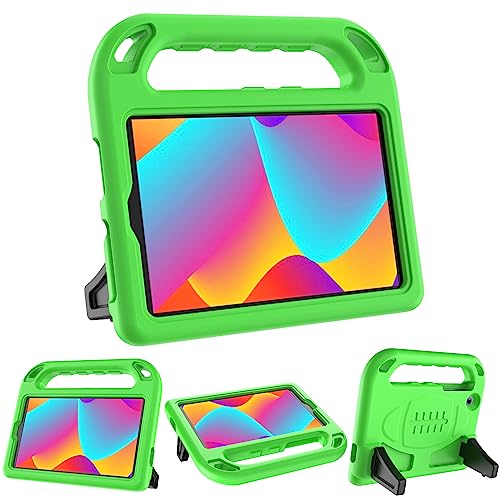 AVAWO Case for TCL Tab 8 LE (9137w) / Tab 8 WiFi (9132x) 2023 Kids Children Friendly Boys and Girls EVA Handle Stand Shockproof Tablet Cover for TCL Tab 8 LE/WiFi -Green