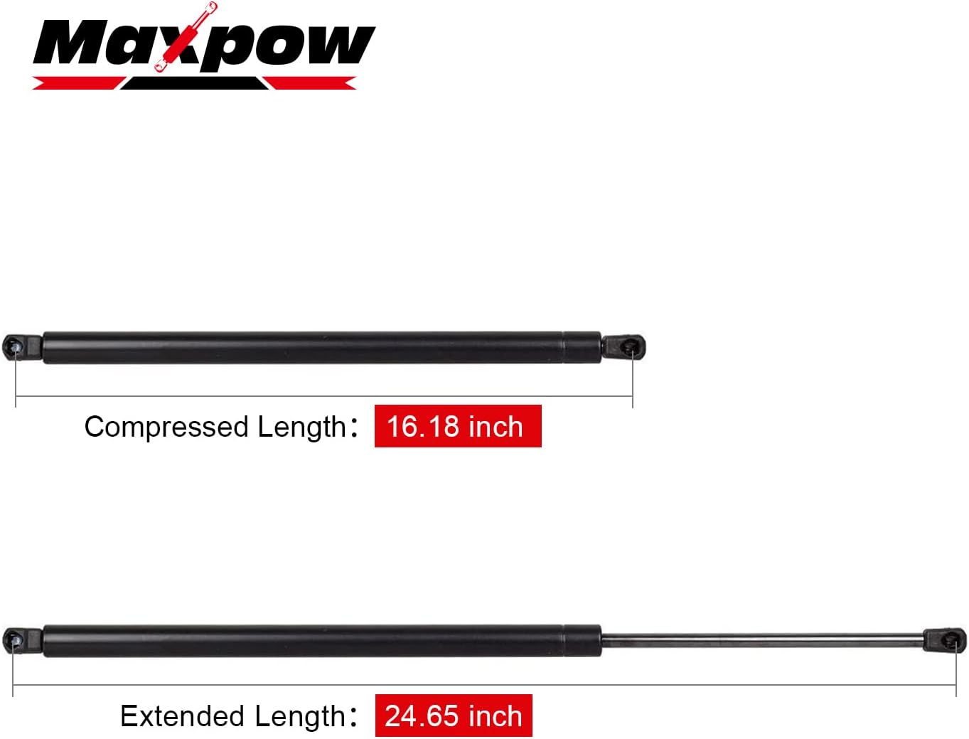Maxpow Rear Hatch Liftgate Struts Shocks Tailgate Lift Support Replacement for Honda CRV CR-V 2007 2008 2009 2010 2011 Hatch Gas Prop Spring, 6179 SG226024