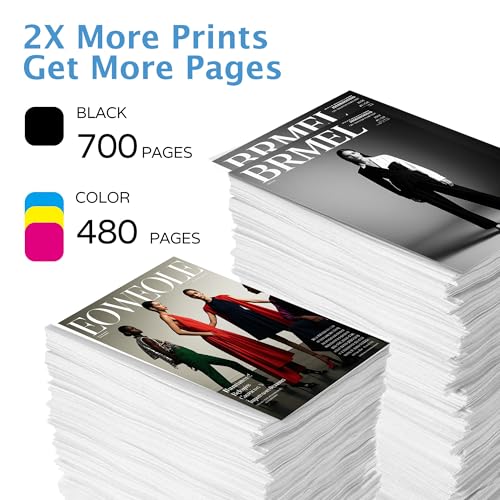 63XL para HP Ink 63 63XL Funciona com HP Envy 4520 4510 4512 Officejet 3830 4650 5258 5255 5200 4655