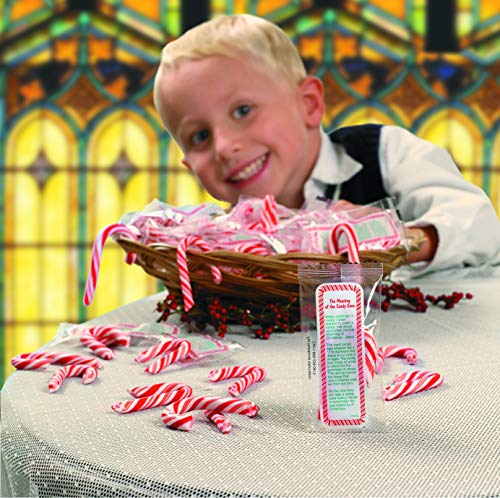 The Meaning Of The Candy Cane Religious Candy - 40 Per Pack - Each Candy Individually Wrapped With Message. #TOP1