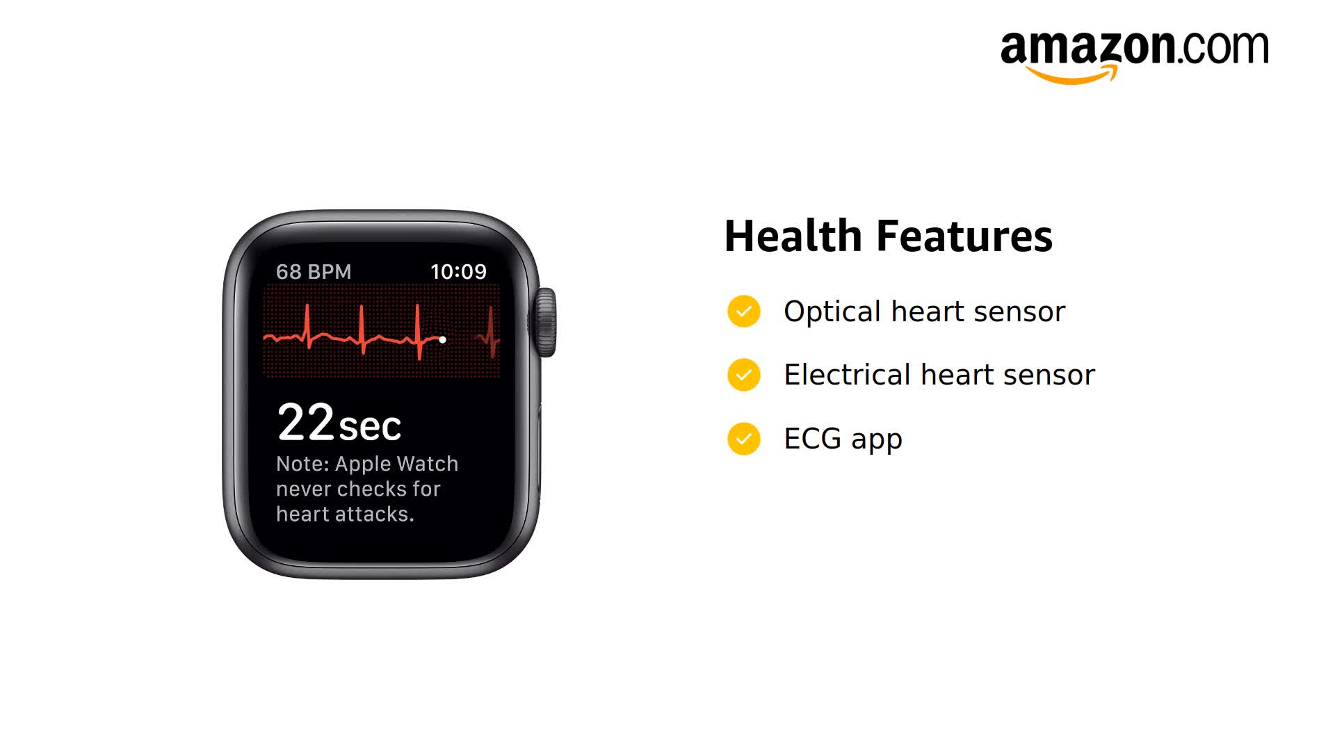 Amazon.com: Apple Watch Series 5 (GPS, 40MM) - Space Gray Aluminum