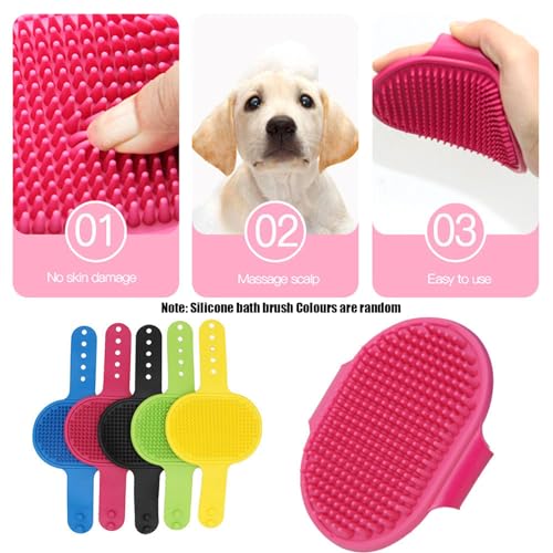 Image of Adjustable Multifunctional Anti-Bite Shower net Bag，Cat Grooming Mesh Bag, Cat Bathing Bag，Cat Bath Brush and Cat Nail Clipper