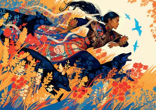 Buffalo Games - Bente Schlick - Bonjour - Forsythia - 500 Piece Jigsaw Puzzle for Adults - Challenging Puzzle Perfect for Game Nights - Finished Size...