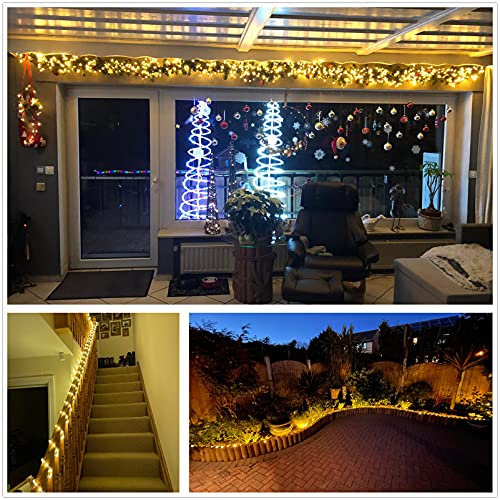 image for Tuanchuanrp 100Ft LED Rope Lights Outdoor, Rope Lights for Outside, 11