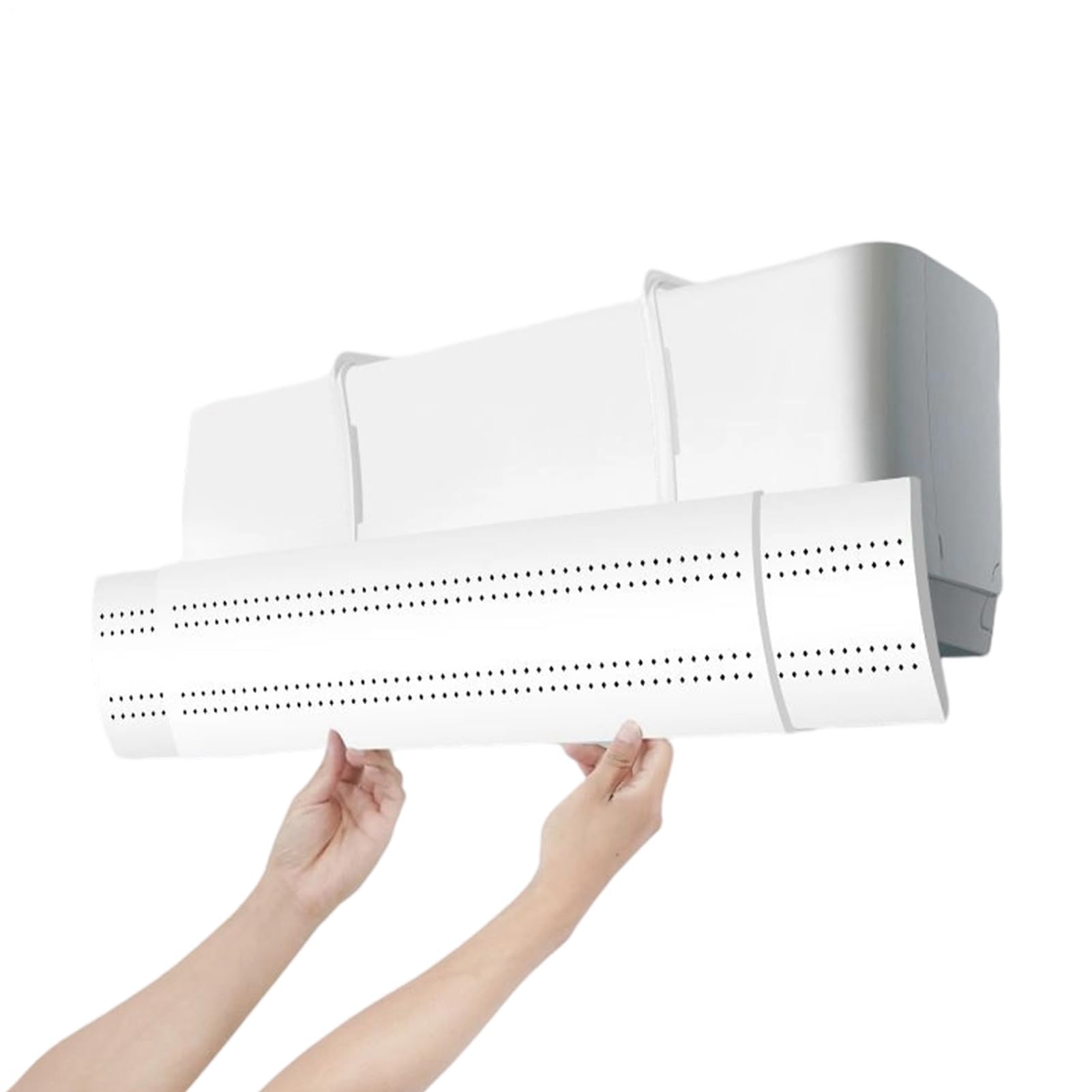 Deflector de aire acondicionado de ventana y cubierta retráctil de viento de CA 8
