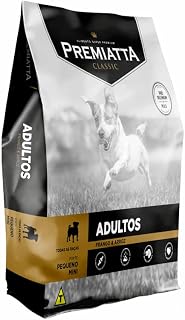 Ração Premiatta Classic Cães Adultos Raças Pequenas e Mini Sabor Frango e Arroz 15kg