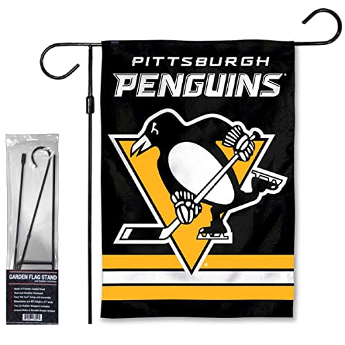 Mât de jardin Penguins de Pittsburgh WinCraft pour décorer votre pelouse