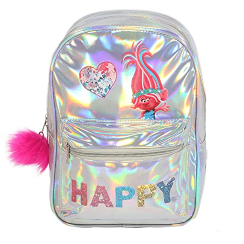 Trolls Poppy Glücklich Sac à dos, , One Size, Silber, Merce Ufficialee