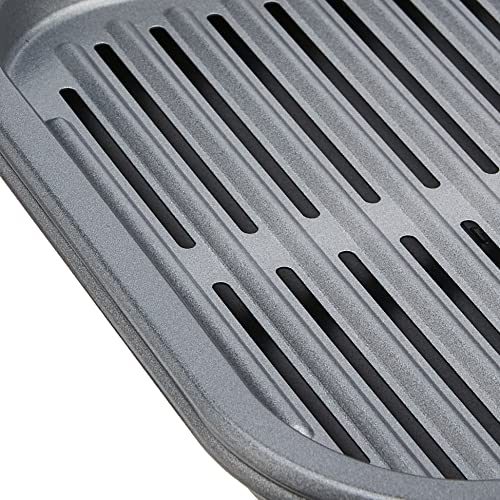 Instant Vortex Official Nonstick Grill Pan, 2-Piece, Gray #TOP6