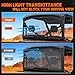 Nilight Rear Window, Clear Polycarbonate UTV Windshield Scratch Resistant For Can-Am Defender HD5 HD8 HD10 MAX 2016 2017 2018 2019 2020 2021 2022 2023 2024