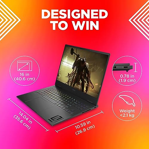 HP OMEN Transcend Gaming Laptop 16, 13th Gen Intel Core i7-13700HX, 16-inch (40.6 cm), NVIDIA GeForce RTX 4070, WQXGA, 16GB DDR5, 1TB SSD, RGB Backlit KB (Win 11, MSO 2021, Black, 2.09 kg), u0005TX - Image 4