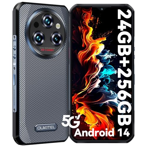 🏷🏷[IP68/IP69K & Corning Gorilla Glass]Lo OUKITEL WP35 5G telefono Indistruttibile impermeabile è conforme agli standard IP68, IP69K e MIL-STD-810H, consentendo l'uso a una profondità di 1.5 metri per 30 minuti. Lo rugged smartphone OUKITEL WP35 utilizza il Corning Gorilla Glass di sesta generazione, che ha superato numerosi test di graffi senza lasciare alcun segno. È perfetto per lavoratori all'aperto, operai edili, ciclisti e appassionati di pesca.