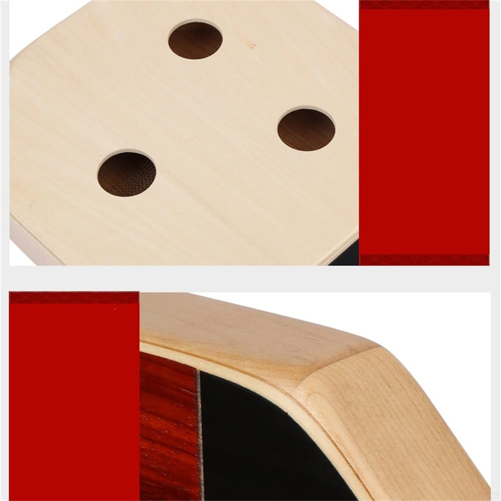 Cajón tambor de mano, cajón portátil y compacto con bolsa de transporte, instrumento de percusión para viajes, camping