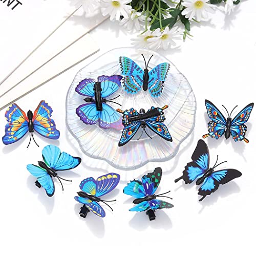 Bartosi HB-346 Hair Clips Butterfly Hair Barrettes Blue Fashionable Bobby Pins Cute Decorative Bobby Pin Hair Accessories thumb #3