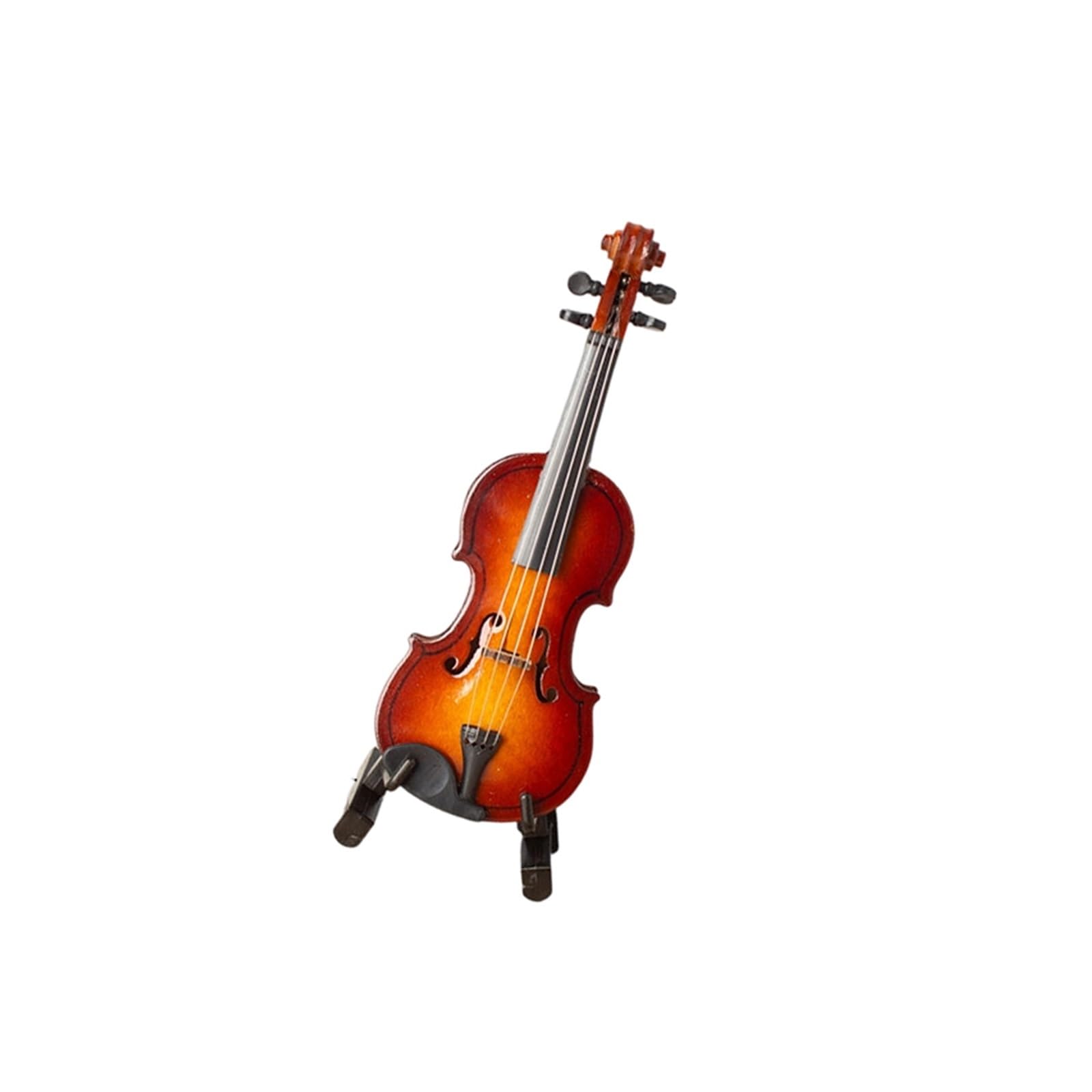 ZXFJYUIP Miniature Violin Model Professional Musical Instrument Ornament(12CM)