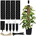 Moosstab für Monstera Rankhilfe Zimmerpflanzen 113cm Rankhilfe Monstera Pflanzstab Efeutute Pflanzenhalter, Moosstab Rankstab Rankstäbe Plastik mit Pflanzen Gießhilfe Kabelbinder für Gartenbepflanzung