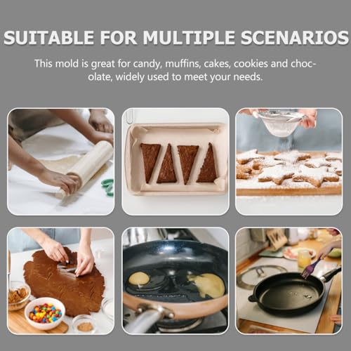 Lurrose 5.71" Aluminium Ring Cake Tin, Non-Stick Savarin Mould for Baking, Professional Doughnut Maker Pan for Home Kitchen DIY - Image 4