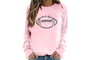49ers Apparel: Women's Football Print Sweatshirt