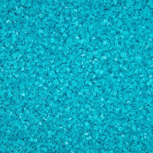 Teal Sugar Sprinkles for Cake Decorating - Teal Colored Sugars for Cookie Decorating, Cake, Cupcake, and Ice Cream Sprinkles in Teal Blue Green Sugar Crystals - Teal Sprinkles for Ice Cream Toppings