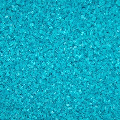 Teal Sugar Sprinkles For Cake Decorating - Teal Colored Sugars For Cookie Decorating, Cake, Cupcake, And Ice Cream Sprinkles In Teal Blue Green Sugar Crystals - Teal Sprinkles For Ice Cream Toppings #TOP11