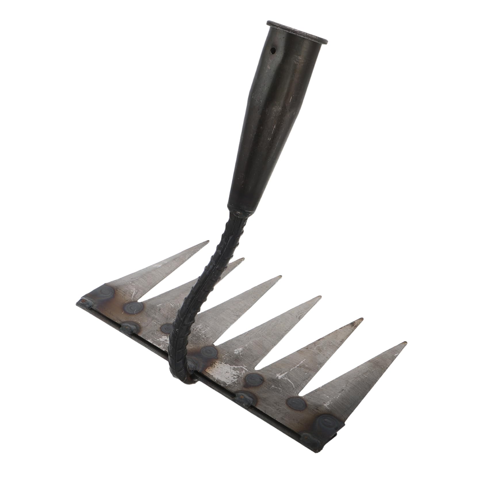 Râteau de jardin en acier Toddmomy pour ameublir le sol efficacement