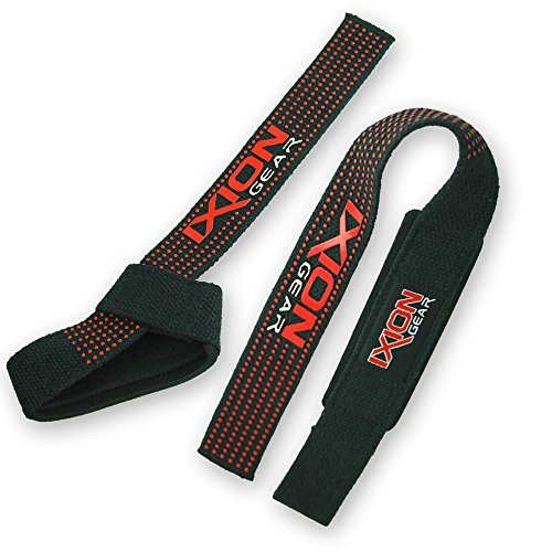 Heavy Padded Weight Lifting Straps by Ixion Gear
