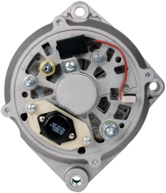 Арткы view of the HELLA Automotive Alternator showing electrical connections and mounting points.