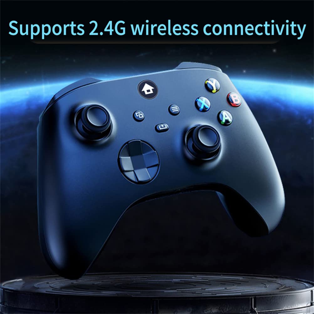 SanSixi Compatible Para XBOX Serise X/S Gamepad Controlador Con 2.4G Receptor Inalámbrico Antideslizante Rocker Gaming Mango para PC Accesorios Gamepad (Amarillo)