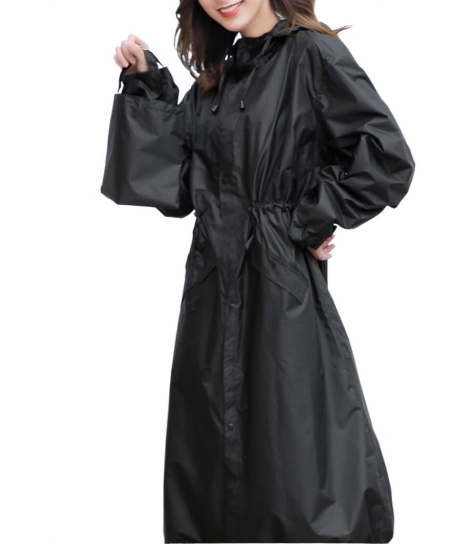 Impermeabile a Poncho Impermeabile Lungo da Donna Giacca da Esterno Poncho da Uomo Giacca Impermeabile da Donna Copripioggia