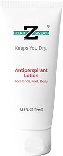 ZeroSweat Antiperspirant Deodorant Lotion | Clinical Strength Hyperhidrosis Treatment - Reduces Face and Body Sweating - coolthings.us