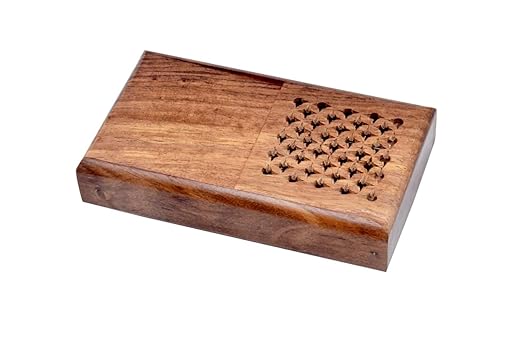 Kesha Spree Handmade Wooden Pocket Cigarette Case Holder - Export Quality - Suitable for Cigarette Case Upto 4 Inch