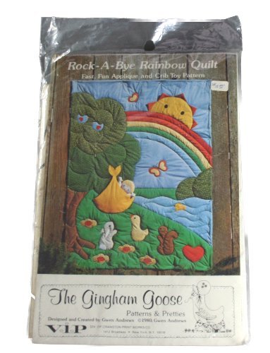 The Gingham Goose Quilt Pattern Rock-A-Bye Rainbow...