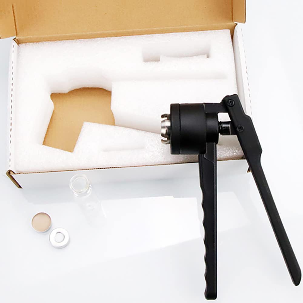 8-32mm Vial Capping Pliers, Hand Sealing Machine, Flip Vial Crimper, Adjustable Tightness/Stainless Steel/Good Sealing, for Full Aluminum Cover 13mm