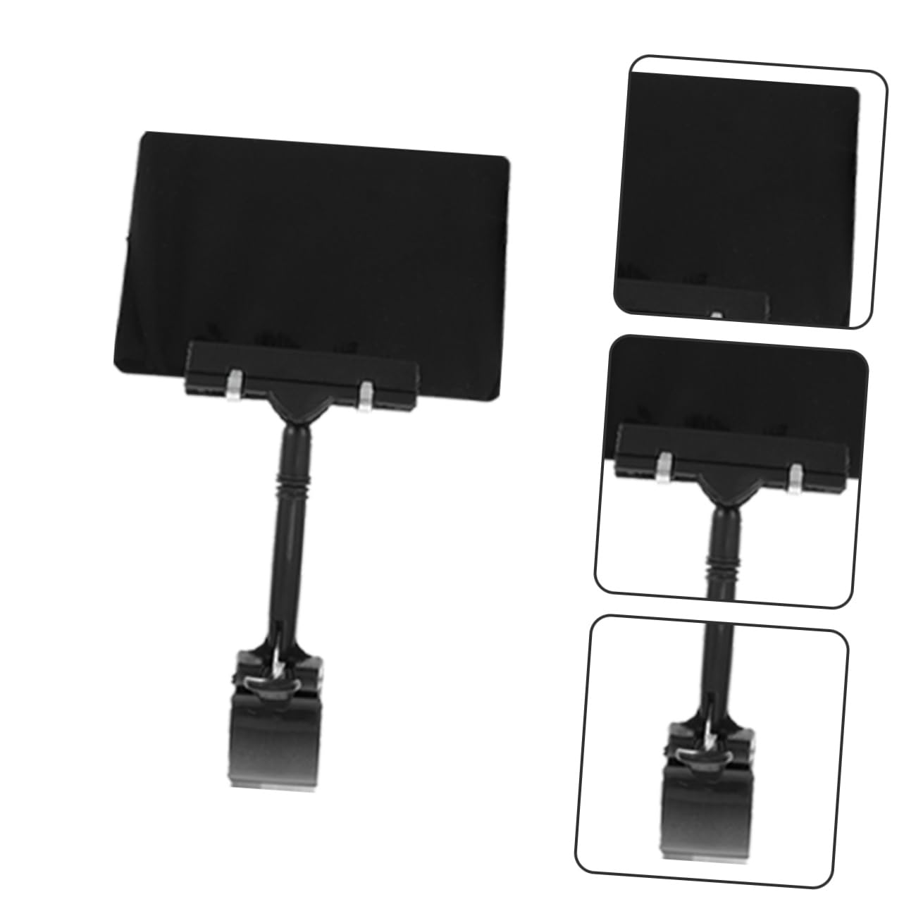 LALAFINA 18piezas Soporte De Carteles De Precio Clips Para Exhibición De Precios Supermercados y Tiendas