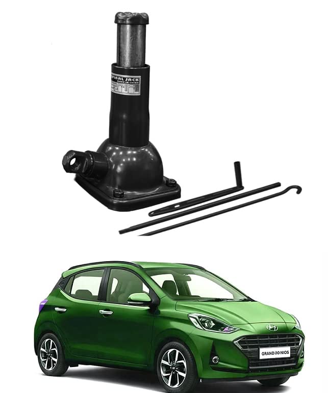 CFT California Spiral Jack Bottle Car Jack Stand Upright Jack for small cars, Height: 18cm to Height: 39cm