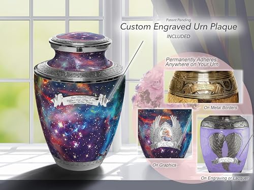 Image of Cosmic Galaxy Cremation Urns for Human Ashes Adult Female Urns for Ashes